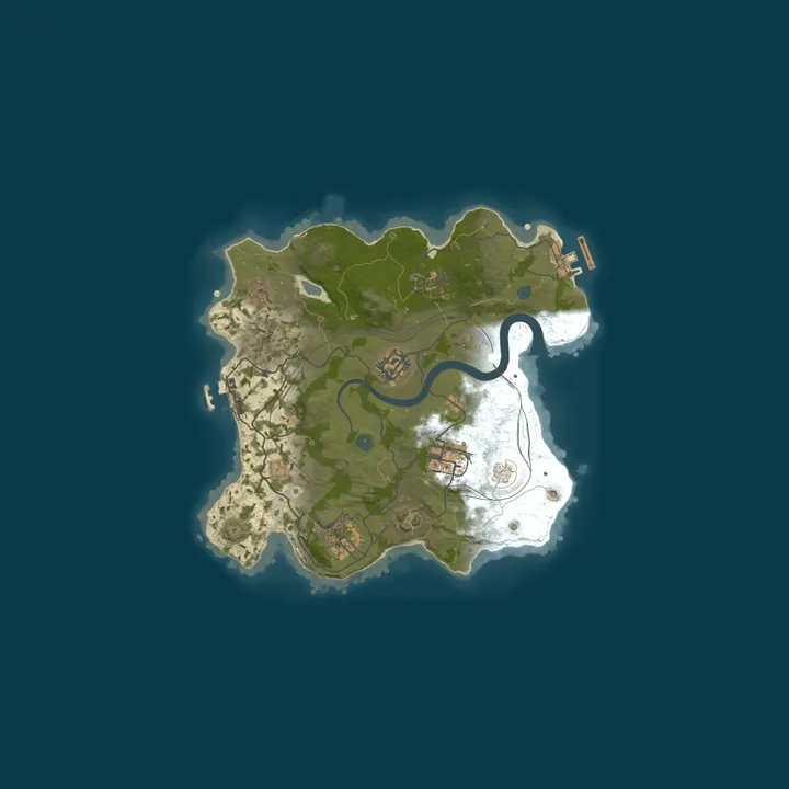 Map of [EU] RustyGrin | Solo/Duo | Saturday | FULLWIPE