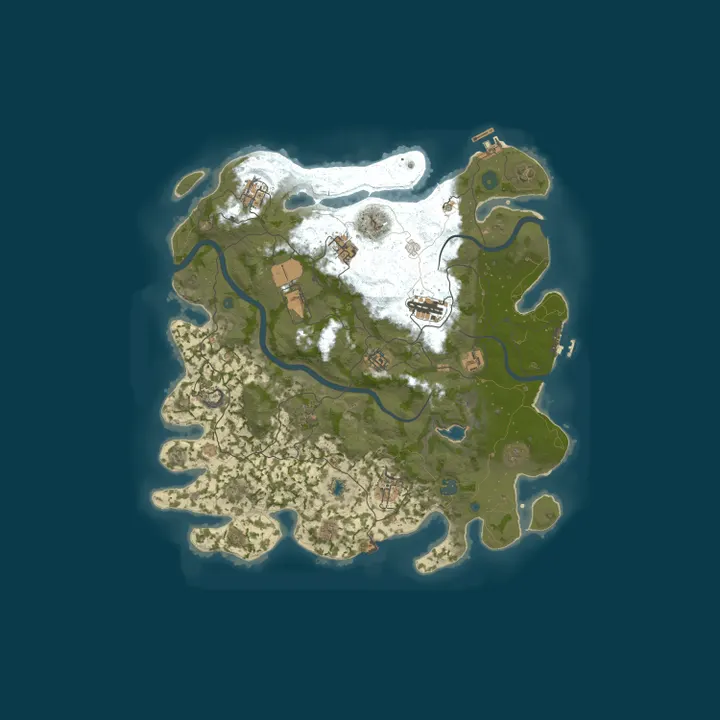 Map of ARCTEN | 2X VANILLA | WEEKLY