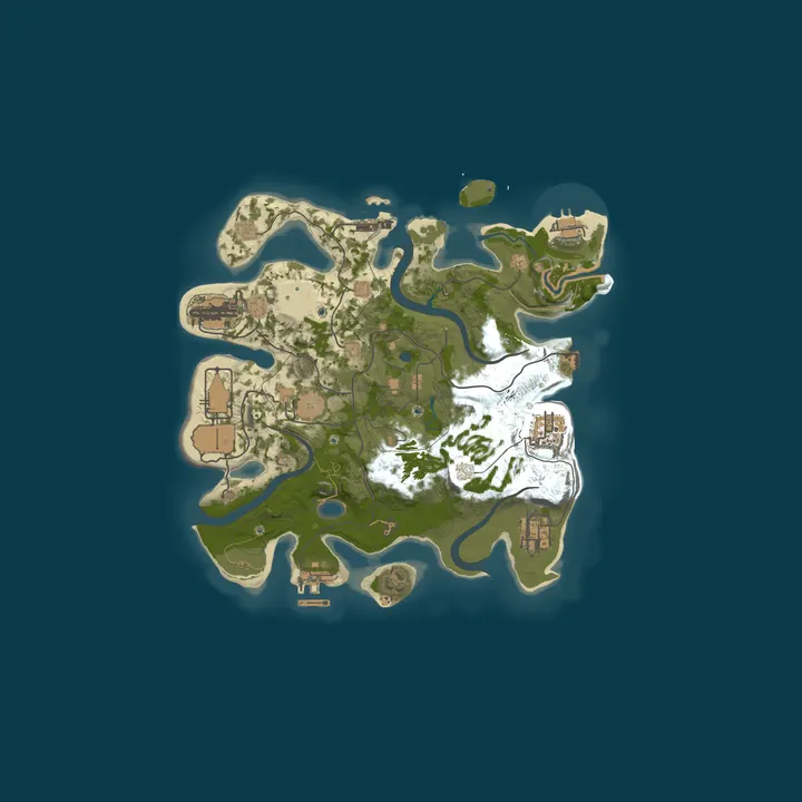 Map of [EU] Rising World of Rust / Event / Skill Tree / Heli Tower / C