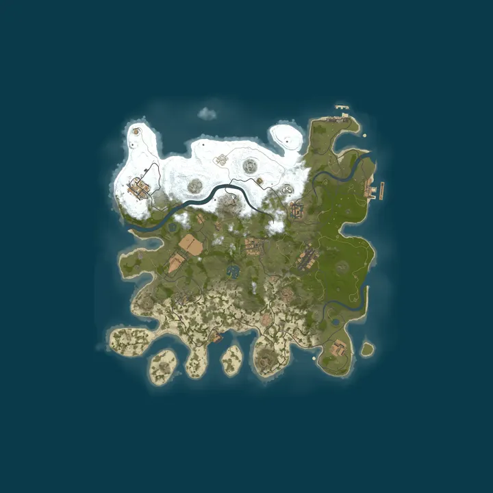 Map of 1AAC | EVOLVED | Monthly | Custom Economy • Markets • Raida