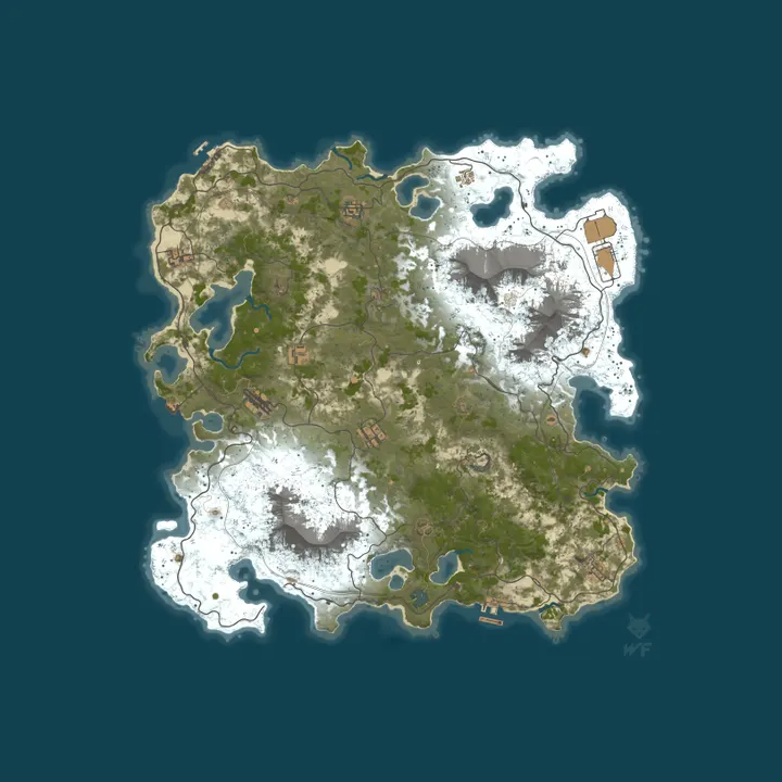 Map of Skunk City PvE-Drugs-Raidable Bases- Skins- Events- Custom NPC'