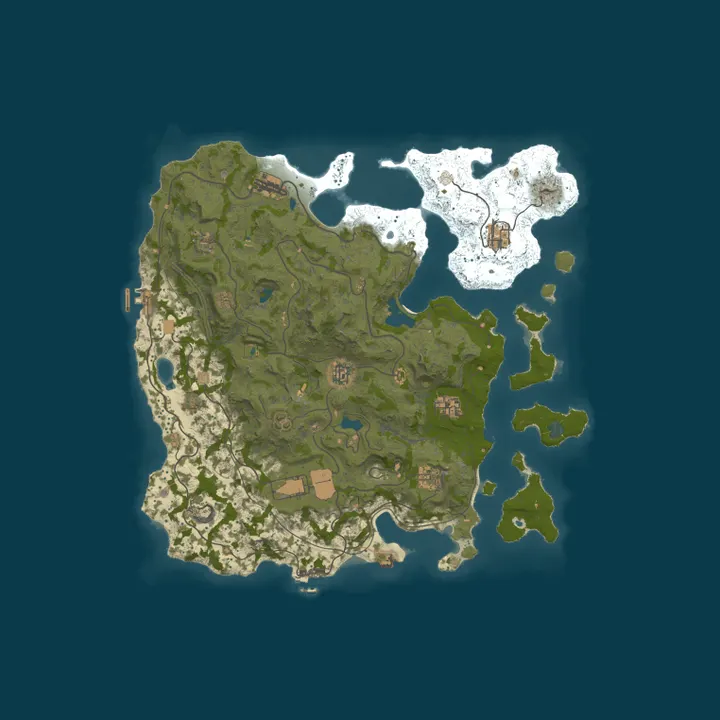 Map of Full Metal Jacket | 2X LOOT | PVE/PVP | EPIC EVENTS | BADLANDS