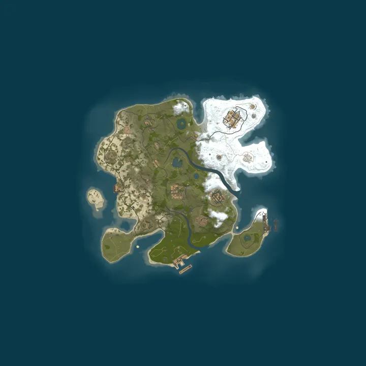 Map of A Shockbyt21e Rust Server