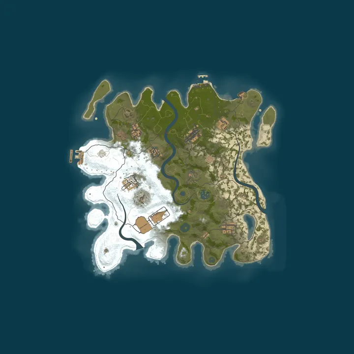 Map of [EU] OPC Rust Club 2x Softcore | Solo/Duo | Monthly/No BP Wipe