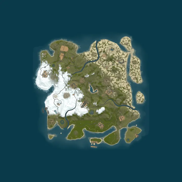 Map of A Rust server