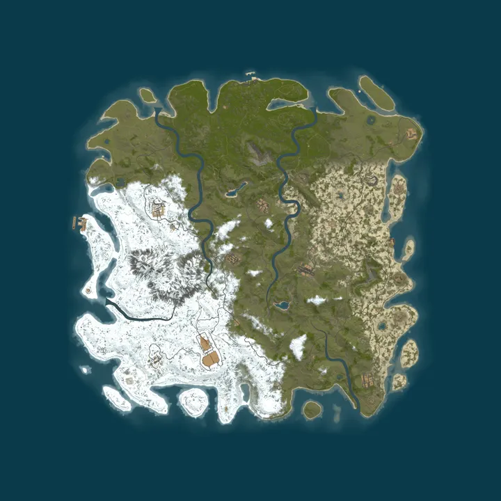 Map of STRYKER ISLAND