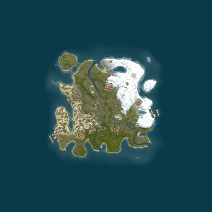 Map of EnderCraftLabs Rust Server