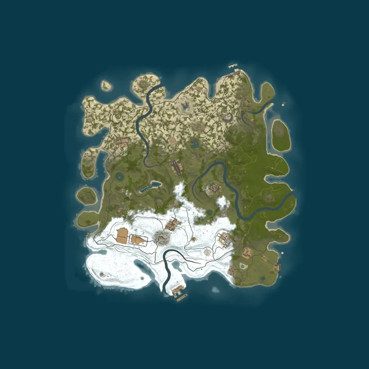 Map of Fins test server