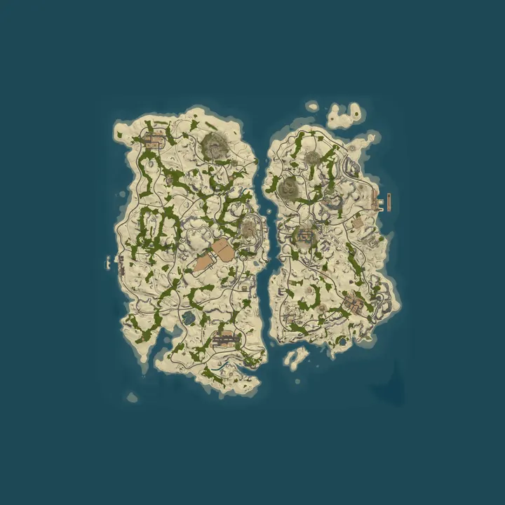 Map of CrazyRust Test Server