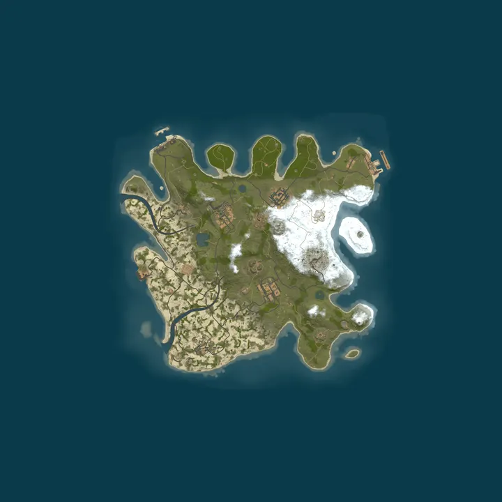 Map of A Rust Server