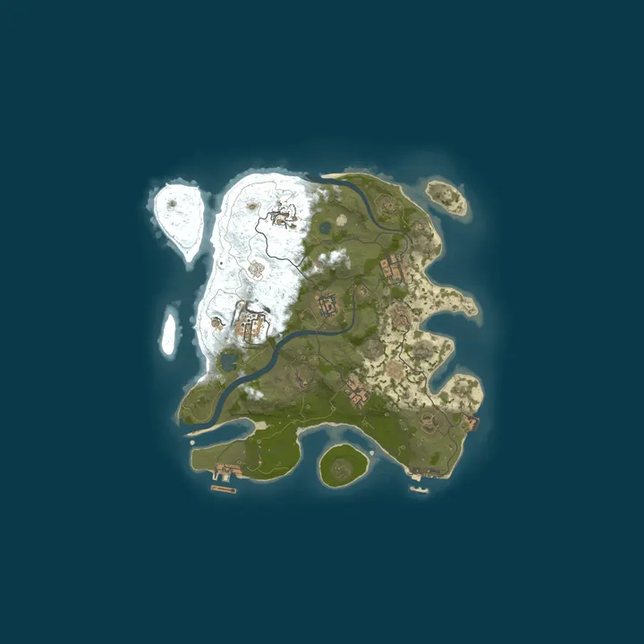 Map of A Rust Server