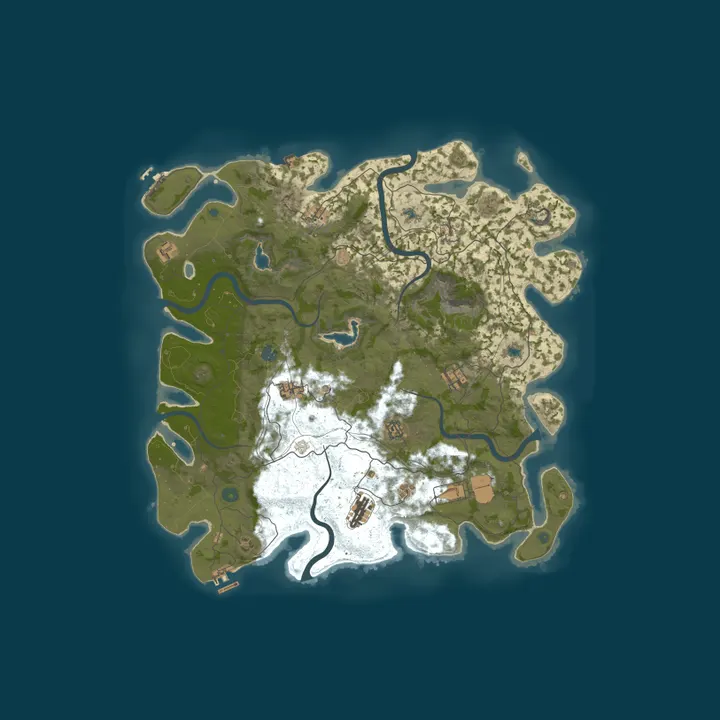 Map of Rust Server chunta