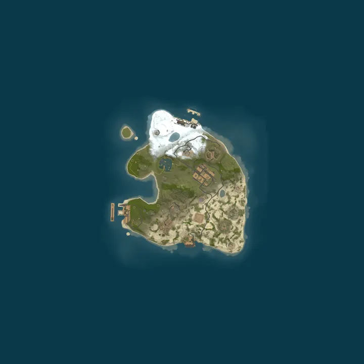 Map of Rust Server