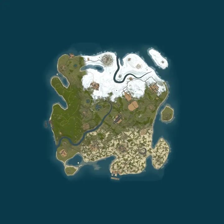 Map of Pop N Pills Server