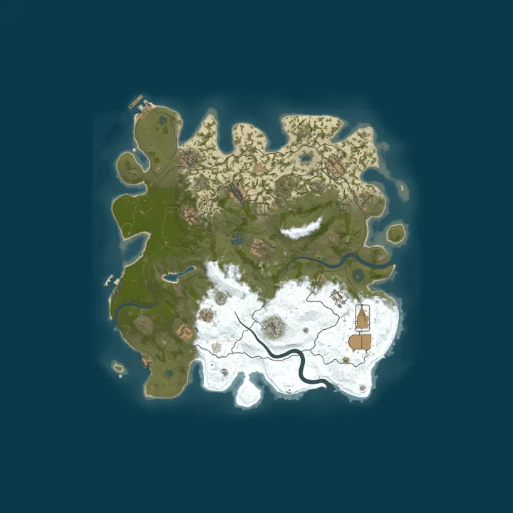 Map of Rust Server