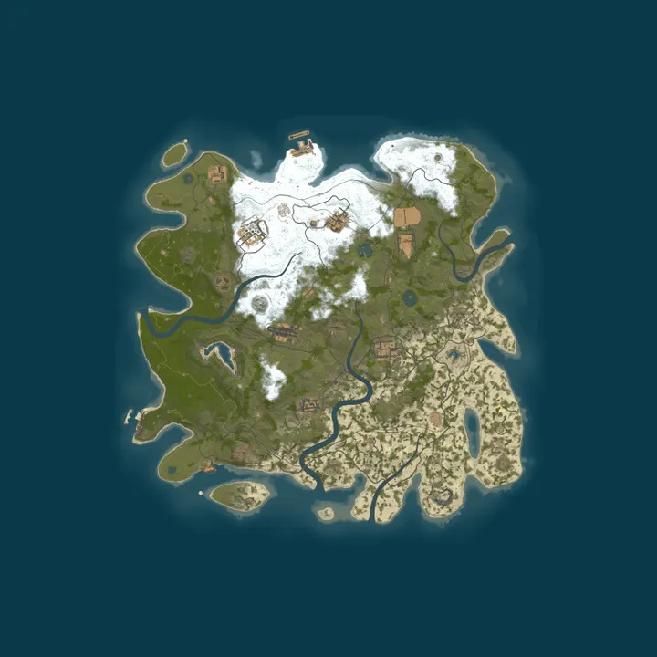 Map of [US] AshRust 3x Monthly Main | QoL/Loot+ | Full Wiped