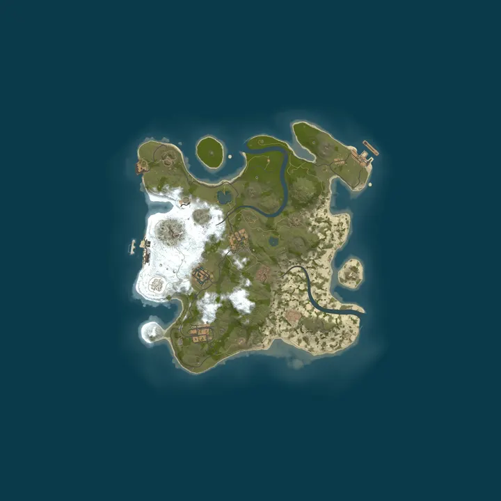 Map of RedFoxRust | PVE/PvP | UA