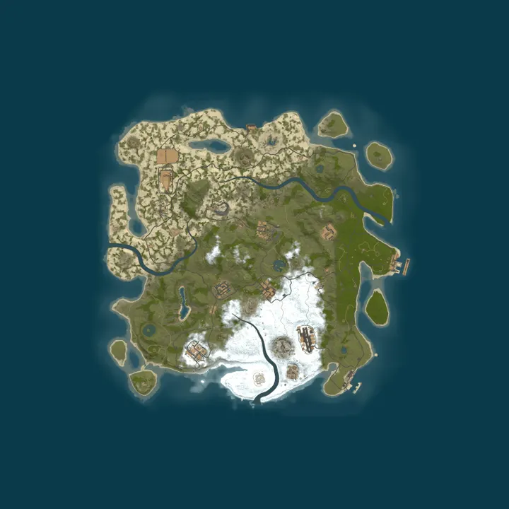 Map of Rust Server by nitrado.net