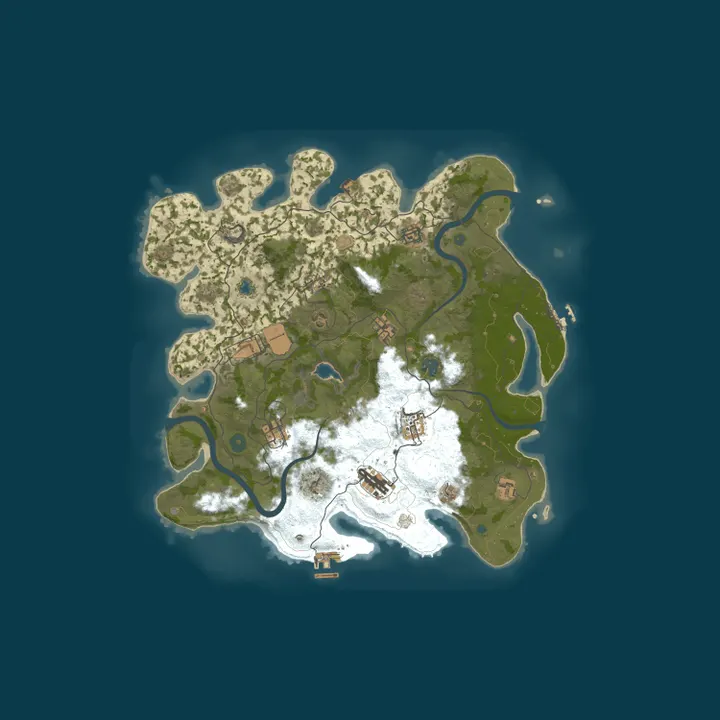 Map of My First Rust Server