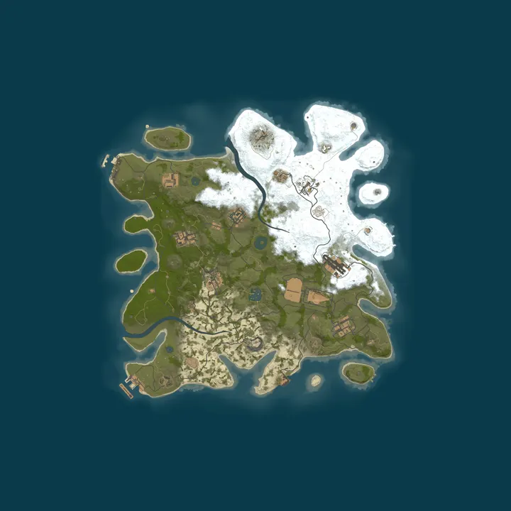 Map of РОССИЯ / ДЛЯ НОВИЧКОВ X2 / RUST FIRE#1 25.09