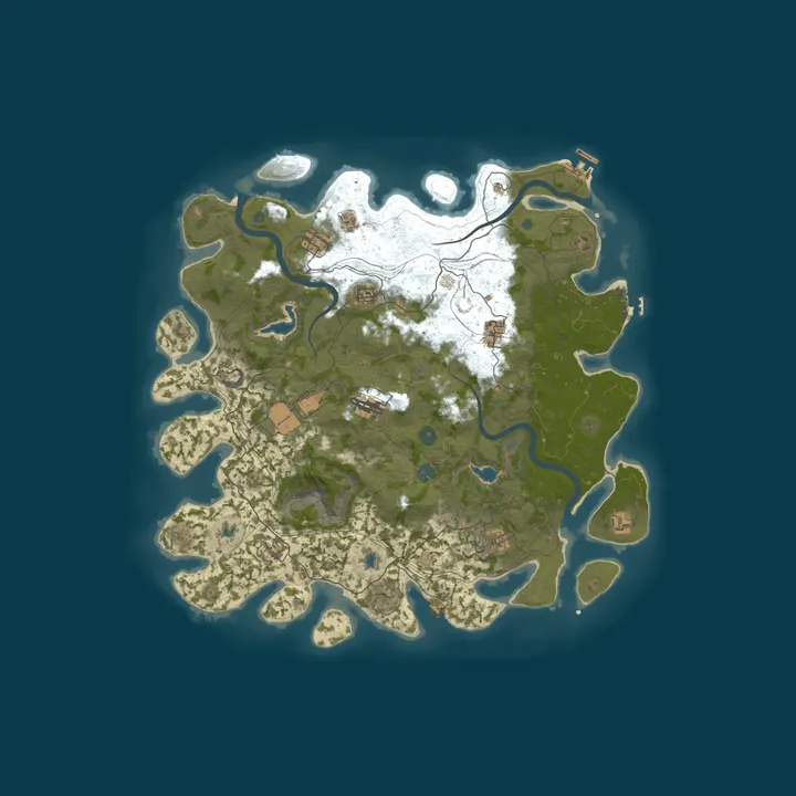 Map of 温柔乡：一个有爱的PVE养老服务器