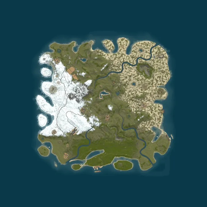 Map of 繁花似锦:一个PVP以PVE玩法养老的服务器