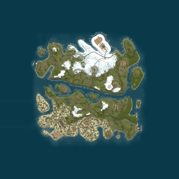 Map of Merch's test server