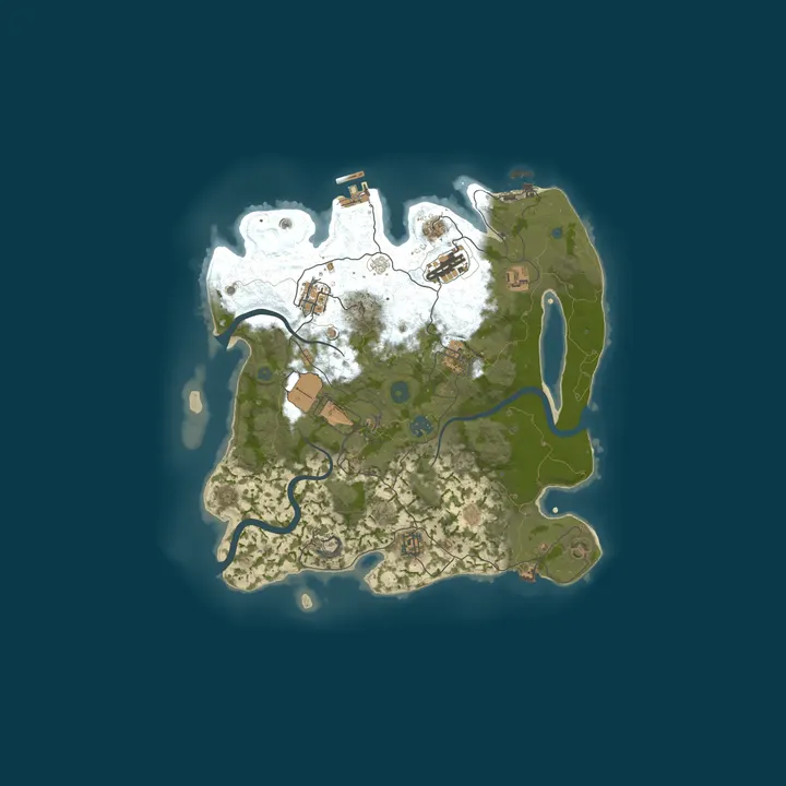 Map of Benzy Boy Battlegrounds