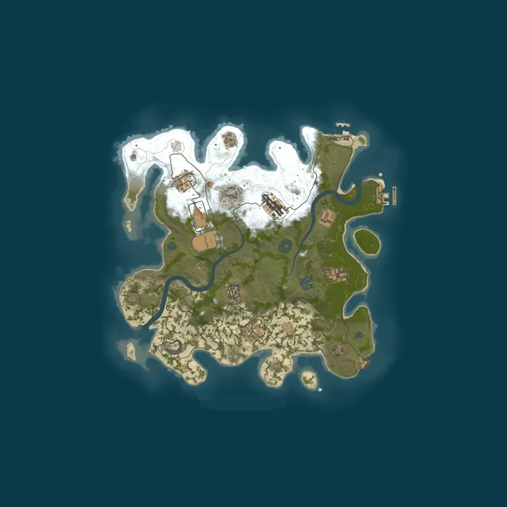 Map of NotRust |  x2 Mod | Comfort Vanilla