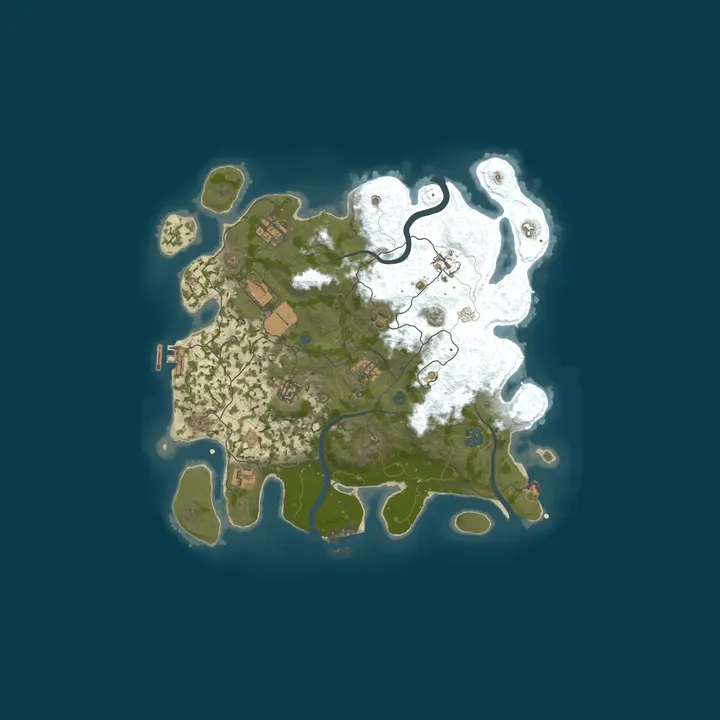 Map of [TR][EU] Rust Türkiye Yeni Başlayanlar 06.10 18:00