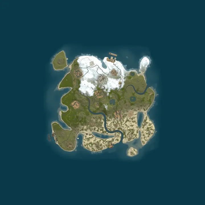 Map of [LATAM] RUSTVILLE ARG |SOLO|DUO|TRIO 24/09 WIPE  By Garryshost