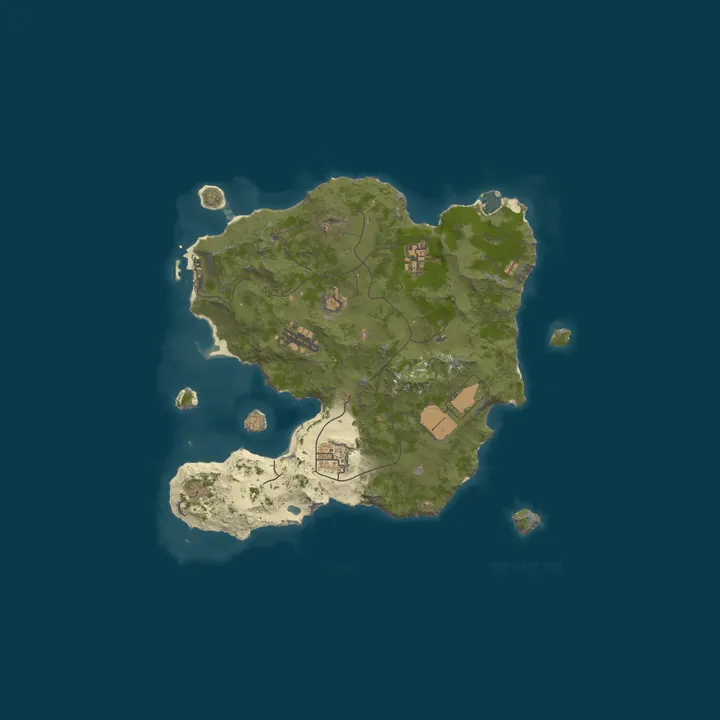 Map of Blue Torrent Gaming PvE