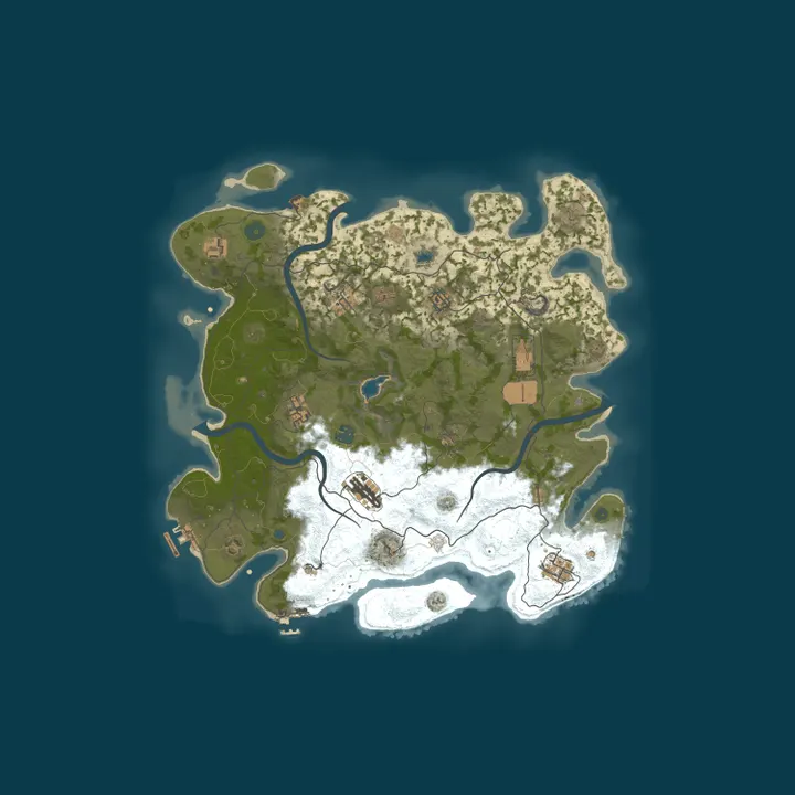 Map of VeryGames.com RustyNation  PVP