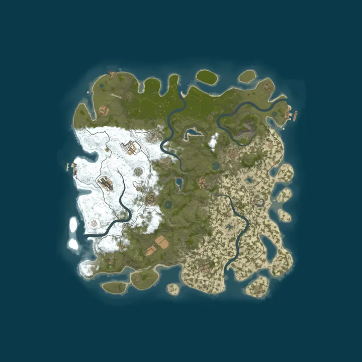 Map of RustHunter Vanilla [Ryzen9950x]
