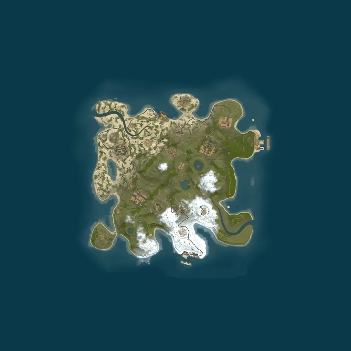 Map of Rust BLACKOUT | x2 | Solo/Duo | UA |