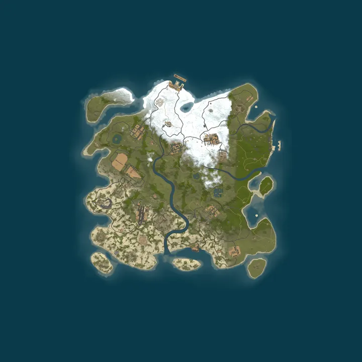 Map of My Rust Server