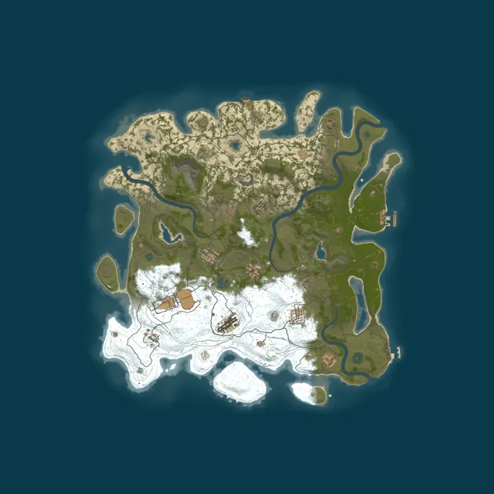 Map of Rusty Graveyard