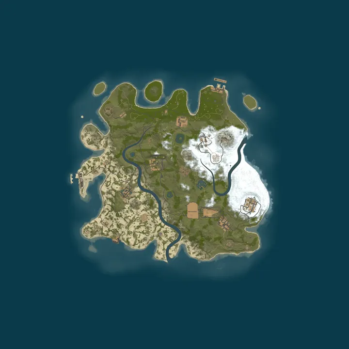 Map of ONLYPVP #2 | X2 | KITS | RSP | LOOT++ | FPS++ | 2X | FUN|GG