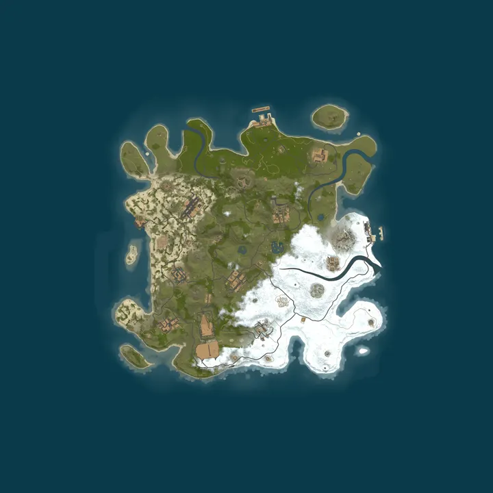 Map of A Rust Server