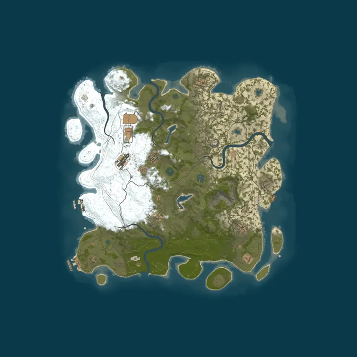 Map of GTXGaming.co.uk - Rust Dedicated Server