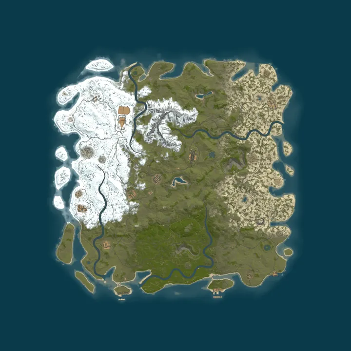 Map of [EU/FR] Frontier | 3X | Solo/Duo/Trio | Custom Map | Monthly