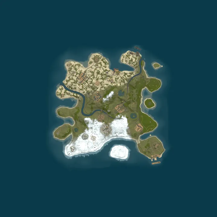 Map of HOSTILE RUST | X100 | ДЛЯ НОВИЧКОВ | 01.10