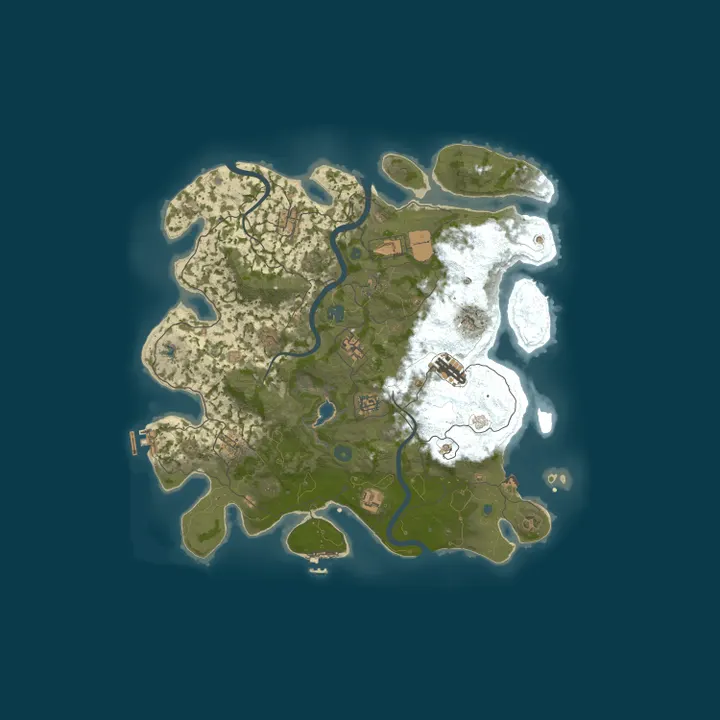 Map of Lee's 420 24/7 Server DE / EN - PVP | BEGINNER
