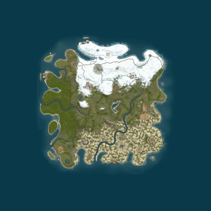 Map of SILENT DAYS | 2.5x - 3x | Roaming NPCs | More Loot | AIR Field 