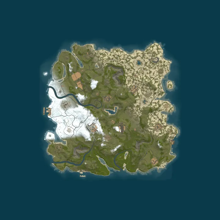 Map of test wipe