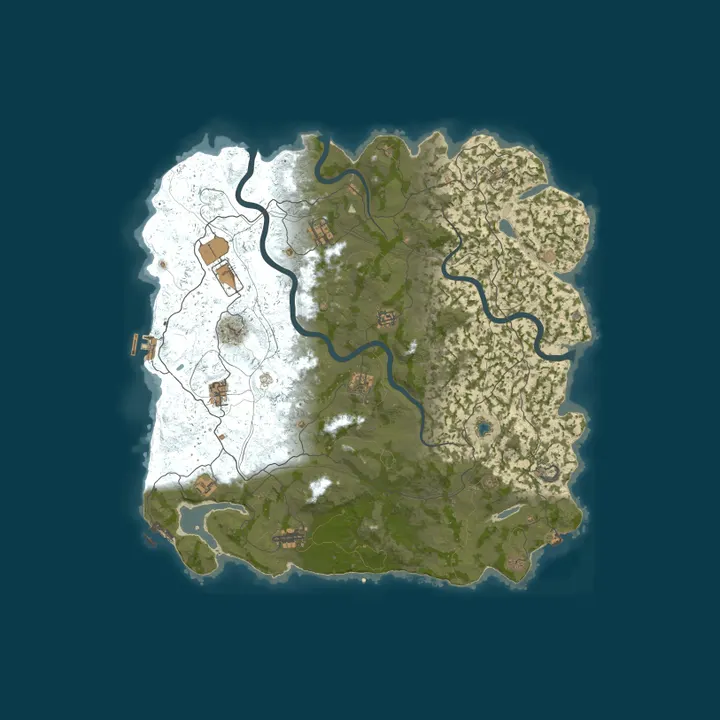Map of A Rust Server