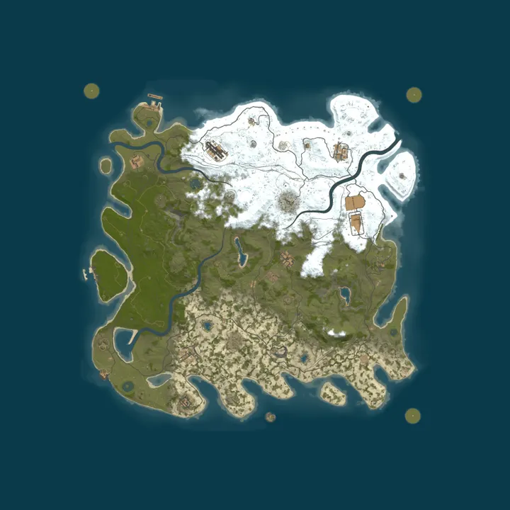 Map of [AU] RevRust 5x PvPvE Monthly PVP Zones|Skills|Heli Signals