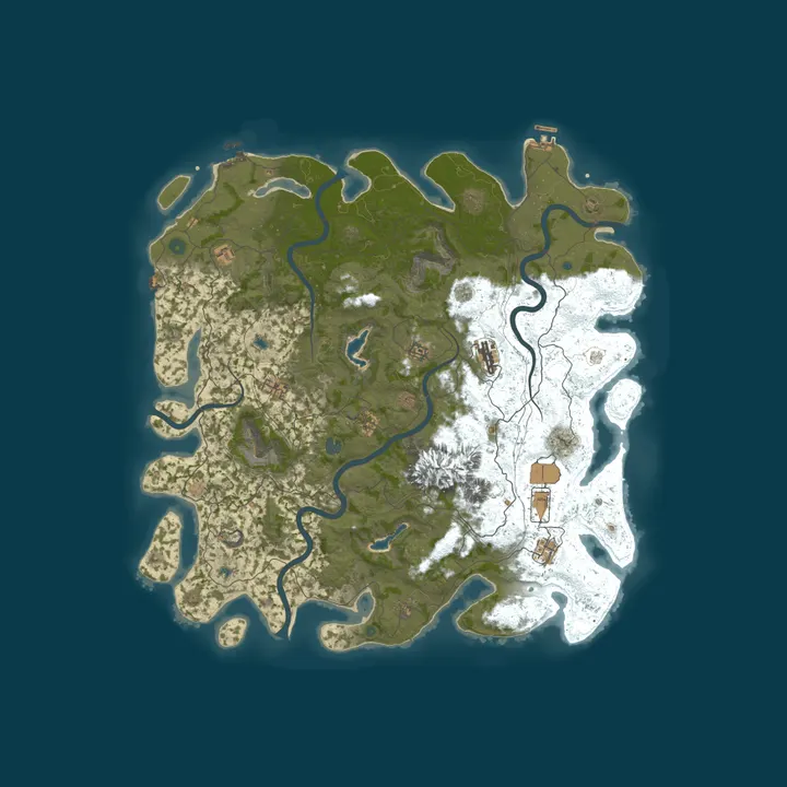 Map of MintServers Rust Server