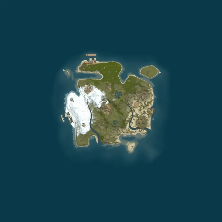 Map of VORTEX RUST | X1000 | SKINS | CLANS | NOLIMIT | MYMINI |