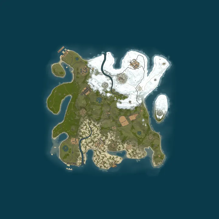 Map of The Rust Files  | Vanilla + | Solo/Duo/Trio/Quads